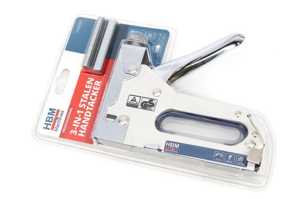 HBM 3 in 1 Stalen Handtacker, Nietmachine Voor Nietjes, Krammen en Spijkers - Afbeelding 9