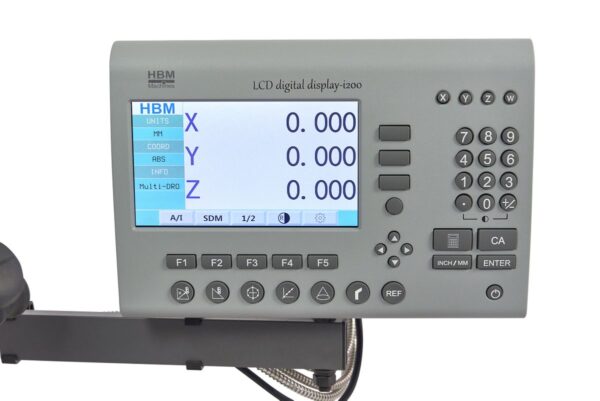 HBM BF 25 Freesmachine Met 3 Assig LCD Digitaal Uitleessysteem - Afbeelding 7