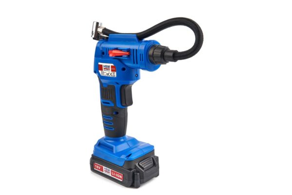 HBM 18 Volt Compressor op Accu met Toebehoren - Afbeelding 6