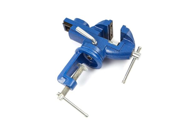 HBM 60 mm Bankschroef Met Tafelklem - Draaibaar - Image 2