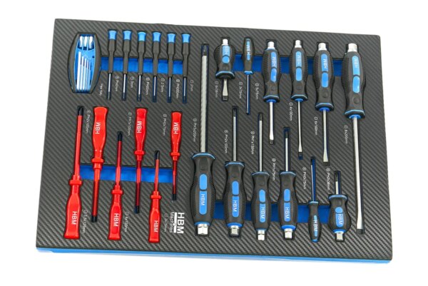 HBM 154 Dlg Premium Gereedschapsvulling voor Gereedschapswagen - BLAUW - Afbeelding 6
