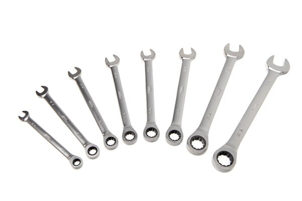 AOK 8 Delige Professionele Ring, Ratelset, Steeksleutelset - Afbeelding 2