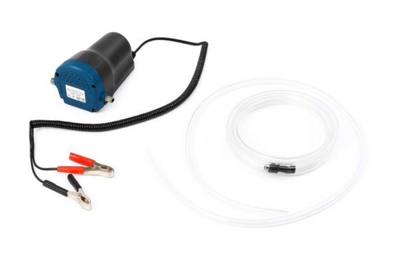 HBM 12 Volt Elektrische Oliepomp, Carterpomp Inclusief Slangen - Afbeelding 2