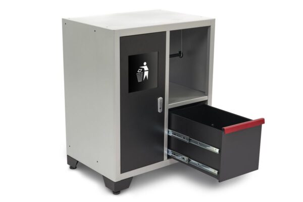 HBM Deluxe Afvalbak en Papierhouder Voor Werkplaatsinrichting - Afbeelding 8