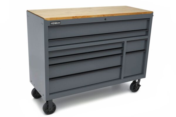 HBM gereedschapswagen, 8 laden, 142 cm, grijs - Bild 4