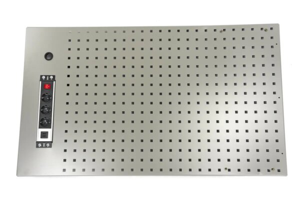 HBM Gereedschapsbord 105 x 61 cm Inclusief Stekkerdoos voor Werkplaatsinrichting