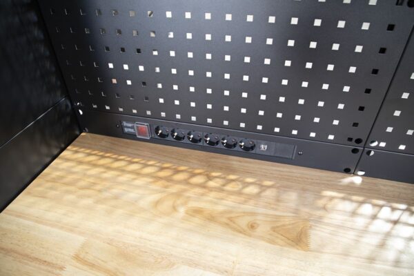 HBM expert modulair werkplaatssysteem, 10-delig, zwart rood - Afbeelding 16