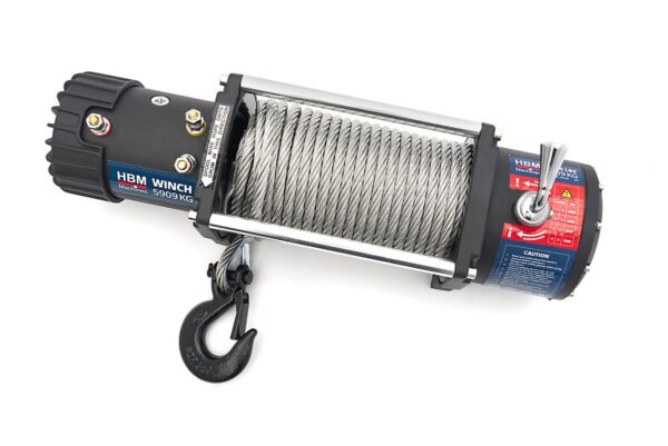HBM 5900 kg 12 Volt Professionele Bumperlier Autolier Met Vaste en Draadloze Afstandsbediening - Afbeelding 6