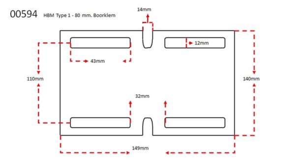 HBM Type 1 Boorklemmen - Afbeelding 4