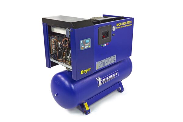 Michelin 5,5 PK 270 Liter Gedempte Compressor MCXD 598/300N met Droger - Image 5