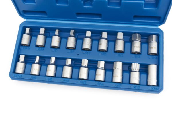 HBM 18 Delige Carterplug Doppenset - Afbeelding 2