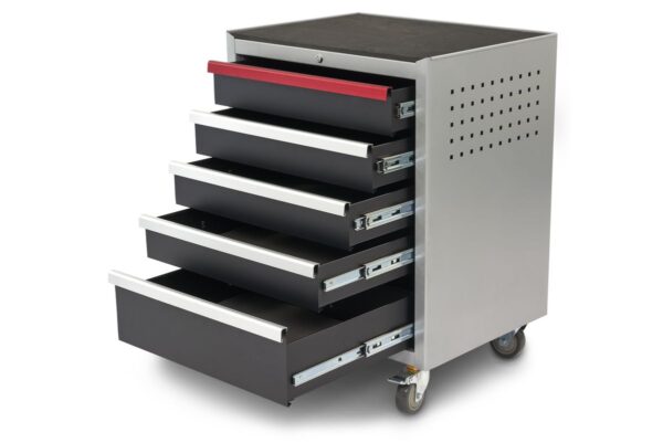 HBM 5 Laden Deluxe Professionele Gereedschapswagen voor Werkplaatsinrichting - Image 4