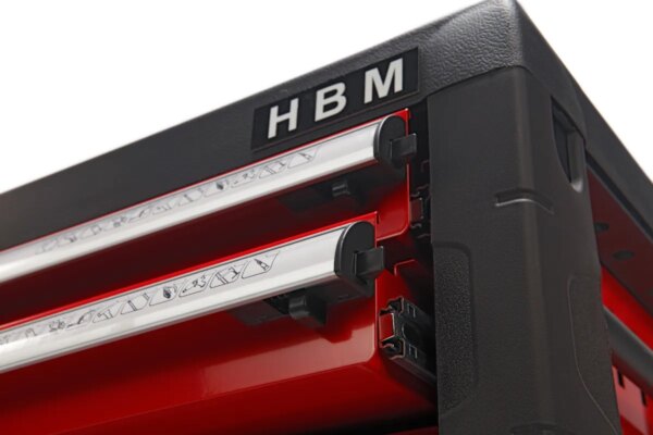 HBM 4 Laden Gereedschap Opzetkast - ROOD - Afbeelding 5