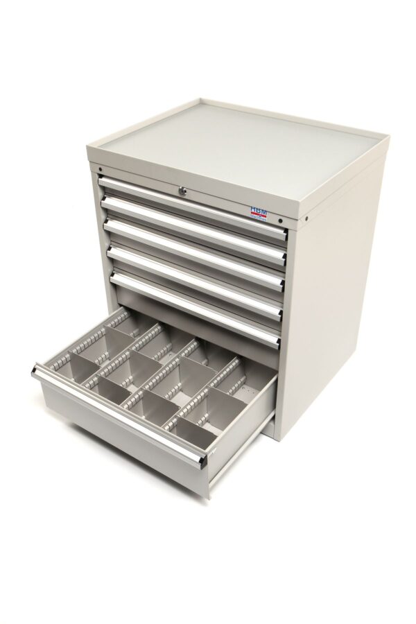 HBM 6 laden Profi Gereedschapskast 72 x 58 x 80 cm beige - Image 4