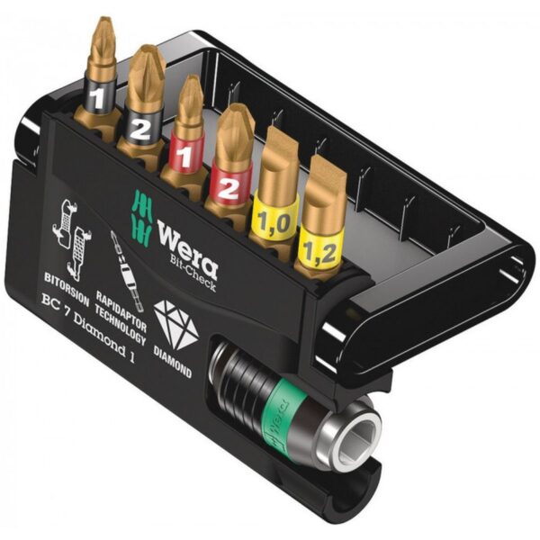 Wera Bit-Check 7 Diamond 5 stuks