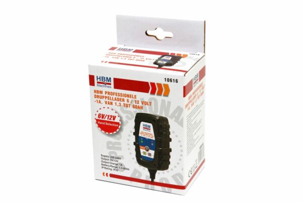 HBM Druppellader 6 / 12 Volt – 1A. Van 1,3 tot 60AH - Afbeelding 5