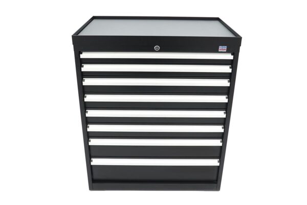HBM 8 Laden Profi Gereedschapskast 88 x 58 x 100 cm zwart - Afbeelding 2