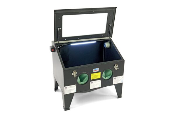 HBM SBC 190 Straalcabine, Voorlader Met Gasveren - Afbeelding 3