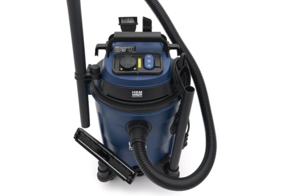 HBM bouwstofzuiger nat/droog PP 1200W 25L - Bild 6