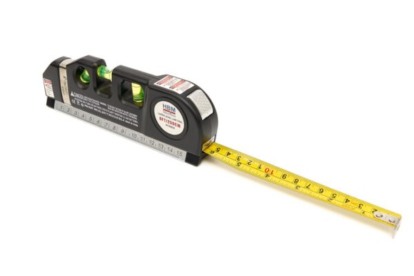 HBM Waterpas met Multifunctionele Laser en Geïntegreerde Rolmaat 250 cm. - Afbeelding 5