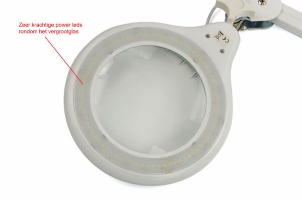 HBM LED Verstelbare Loupelamp Met Dimmer en Tafelklem – 3800LUX - Afbeelding 2