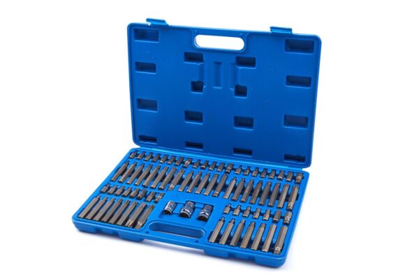 HBM 75 Delige Inbus, Torx, Spline en Ribe Doppenset