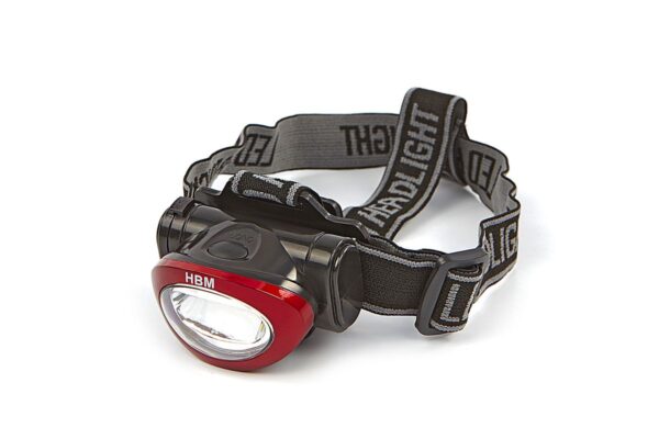 HBM 3 Watt 120 Lumen POWER LED Hoofdlamp Verstelbaar