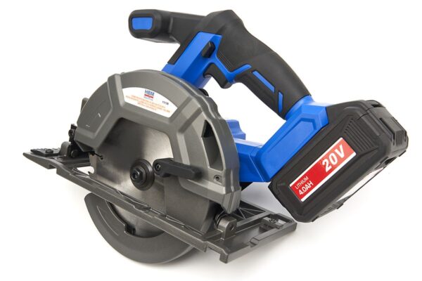 HBM Professionele Koolborstelloze Accu Cirkelzaag 165 mm 20 Volt 4,0AH - Afbeelding 4