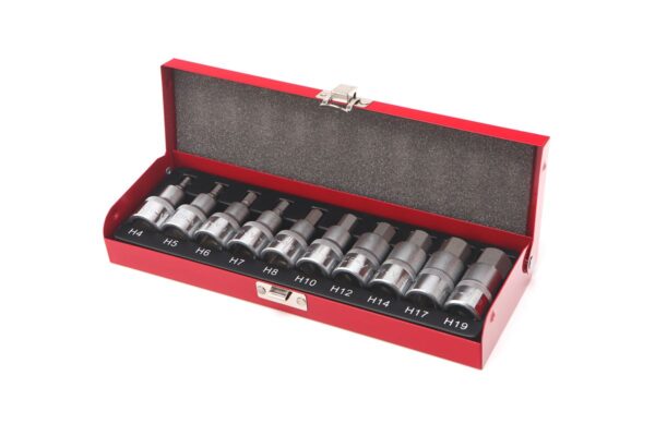 HBM 10 Delige Profi 1/2 inch INBUS Doppenset