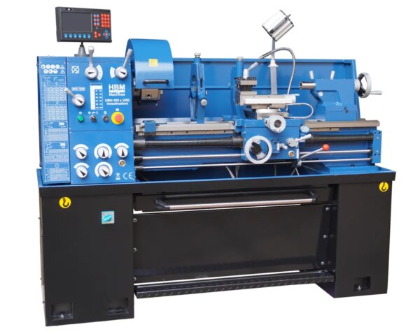 HBM 400 X 1000 Metaaldraaibank Met 3 Assig LCD Digitaal Uitleessysteem - Afbeelding 2
