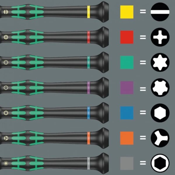 Wera Kraftform micro-schroevendraaierset - Afbeelding 6