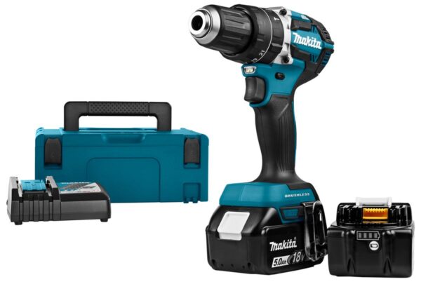 Makita Klopboor-/schroefmachine 18 Volt DHP484RTJ