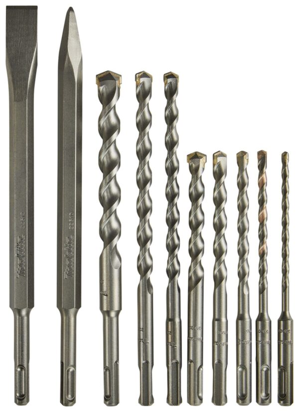 Makita betonboor-/beitelset 10 delig SDS+ D-71990 - Bild 2