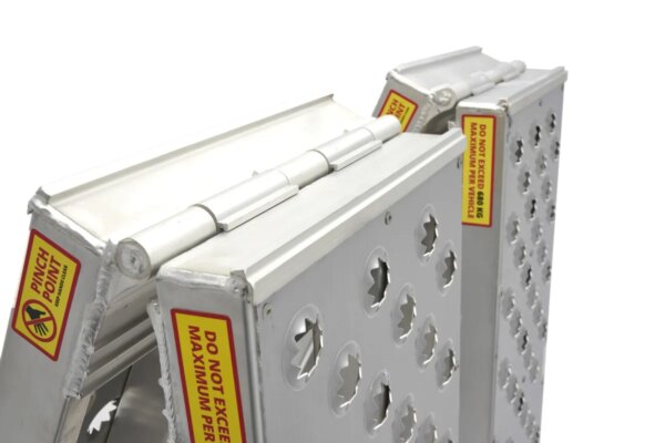 HBM oprijplaat aluminium dubbel 1360 kg 2740 mm x 355 mm - Image 3