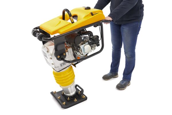 HBM Professionele 6.5 PK Trilplaat, Vibratie Stamper Inclusief Wiel set en Motor Deksel - Afbeelding 10