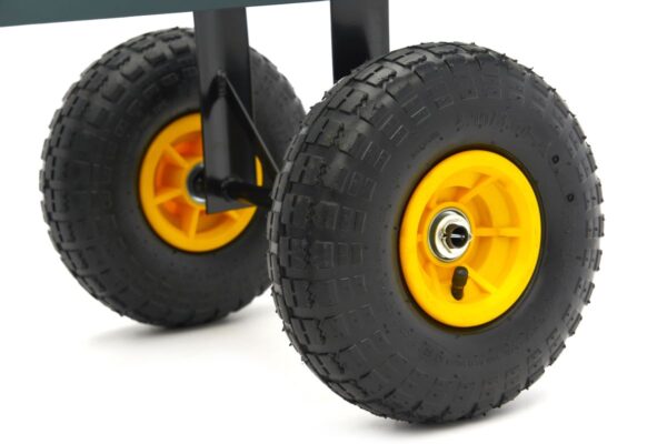 HBM 100 Kg Trekkar, Bolderwagen, Tuinkar Met 86 x 46 x 38 cm Laadbak Inclusief Canvas Zak - Image 15