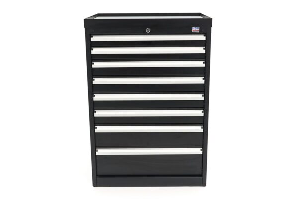 HBM 8 laden gereedschapskast 72 x 58 x 100 cm zwart - Afbeelding 2