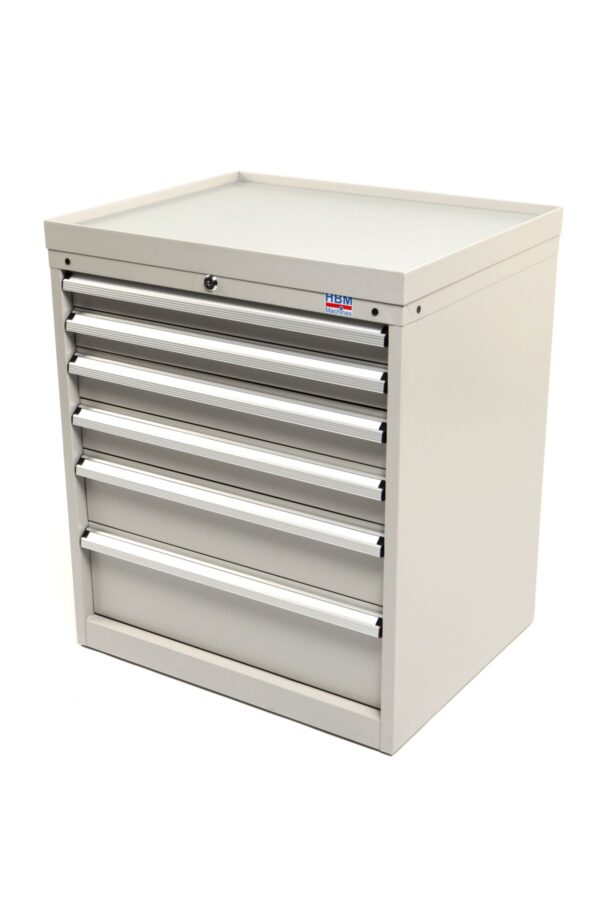 HBM 6 laden Profi Gereedschapskast 72 x 58 x 80 cm beige