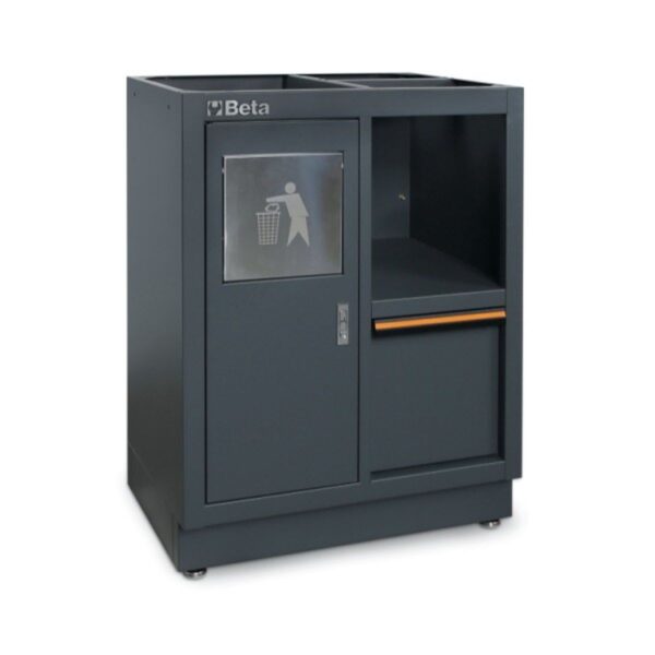 Beta afvalbak en papierhouder C45PRO MS