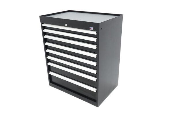 HBM 8 Laden Profi Gereedschapskast 88 x 58 x 100 cm zwart