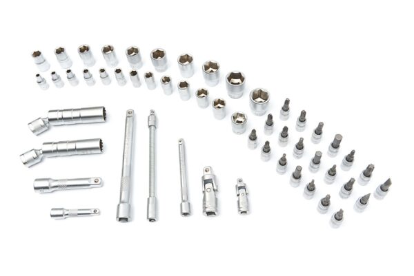HBM momentsleutel set 55-delig, 1/4 en 3/8 inch, 1 - 5 en 10 - 60 Nm - Afbeelding 7