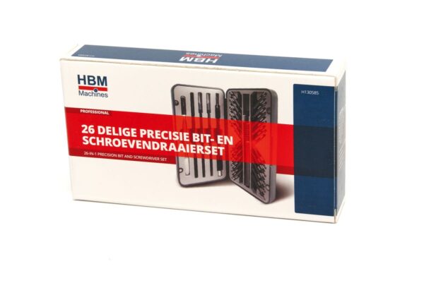 HBM 26 Delige Precisie Schroevendraaier, Bitset met Flexibel verlengstuk, 2 Pincetten en 2 Universele Spatels - Afbeelding 8