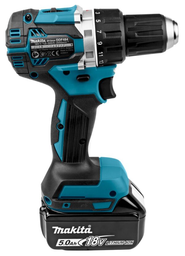 Makita Accu Schroefboormachine 18V 5,0Ah DDF484RTJ - Afbeelding 4