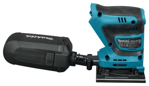 Makita 18 Volt Handpalm vlakschuurmachine DBO480Z - Afbeelding 3