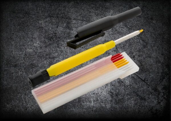 TPI; Multi-functionele markeringsset, ABS houder; rood, geel & witte stiftjes (10x) - Afbeelding 2