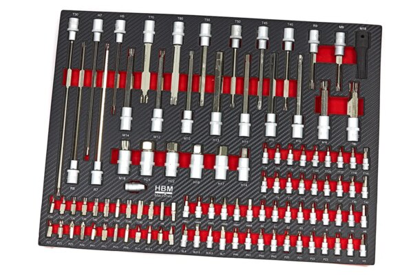 HBM XL Premium Gevulde Gereedschapswagen met Deur - 274 Delig - Afbeelding 5