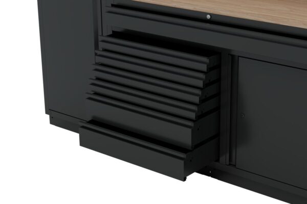 HBM modulair werkplaatssysteem 6-delig, zwart - Bild 6