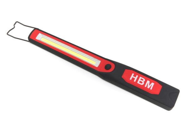 HBM Extra Smalle Led Zaklamp 250 Lumen - ROOD - Bild 5