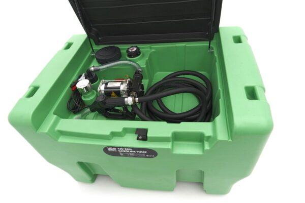 HBM 12 Volt 330 Liter benzinepomp met tank en deksel - Afbeelding 7
