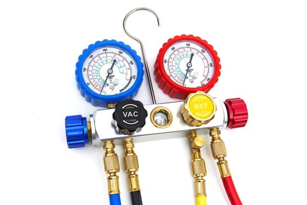 HBM Vacuümpomp 1 Traps met 2 Voudige Manometerset 85 Liter Per Minuut - Afbeelding 8